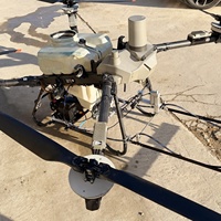 Drone de nettoyage intensif avec contrôle du débit d'eau pour le lavage et le nettoyage des sites, drone de nettoyage aérien pour drone T70p