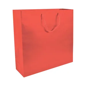 Borse Shopper Personalizzate in Carta Laminata Opaca con Soffietto per Promozioni - Product Image 4