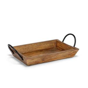 Vente chaude bien conçu Trendy look plateau en bois avec poignées dans des styles uniques - Product Image 5
