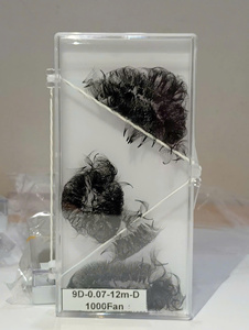 ขนตาปลอมแบบโค้งงอนทึบทำด้วยมือสำหรับต่อขนตาหนา0.03 0.15มม. พร้อมขนาด - Product Image 5