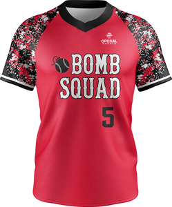 Camiseta de Béisbol Personalizada con Cuello en V, Transpirable, con Nombre y Número Bordados, Uniforme Deportivo para Hombres, Mujeres y Jóvenes - Product Image 1