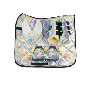 Últimas venta al por mayor nueva almohadilla de sillín juegos de almohadillas de sillín de caballo para equitación doma ecuestre almohadilla de sillín y conjunto de botas - Product Image 1