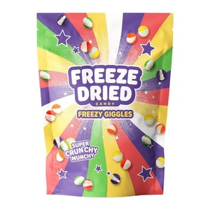 Bonbons lyophilisés Freezy Giggles 60g | Collation sucrée de vente chaude | Prix d'usine | Friandises croustillantes de la meilleure qualité pour les enfants et les adultes - Product Image 1