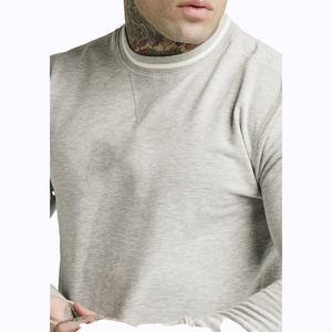 Conjunto de ropa informal de nailon OEM para hombre, chándales de Jersey personalizados, de algodón de rizo francés Sudadera con capucha, sudadera ajustada para correr sólida en blanco - Product Image 2