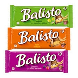 บาร์ธัญพืชเคลือบช็อกโกแลต balisto 10ชิ้น - Product Image 1