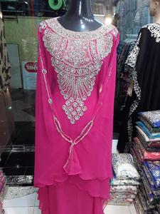 เสื้อมีฮู้ด Farsha Islamic Caftan,เสื้อผ้าชุดเพื่อนเจ้าสาวเสื้อผ้าชุดเดรสลำลองเสื้อผ้ามุสลิมแบบดั้งเดิม - Product Image 2