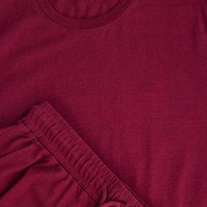 Conjunto de verano para hombre, camiseta y pantalones cortos, conjunto de 2 piezas, conjunto deportivo transpirable, conjunto de punto de tela de algodón para hombre - Product Image 6