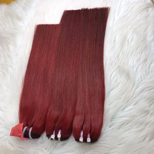 Extensiones de cabello virgen 100% de alta calidad al por mayor TRAMA DE HUESO RECTO Gran Stock Color claro cabello crudo vietnamita - Product Image 2