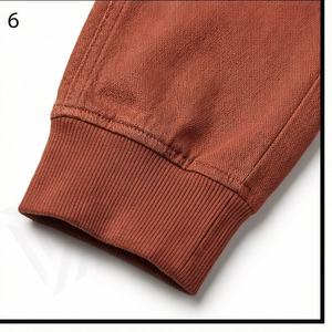 Conjunto Deportivo de Invierno para Hombre, 100% Algodón, Felpa Transpirable, con Impresión de Logotipo Personalizado, Sudadera con Capucha y Pantalones, Estilo Casual Urbano - Product Image 6