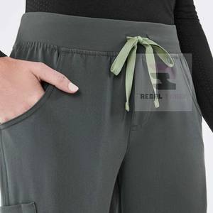 Pantalones médicos cómodos unisex de calidad superior con tela tejida con bolsillos para hombres - Product Image 5