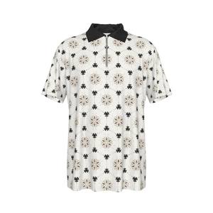 T-shirt Homme Double Face en Velours à Fermeture Éclair, Manches Longues, Style 2024, avec Manches Rotatives et Col Demi-Zip - Product Image 2