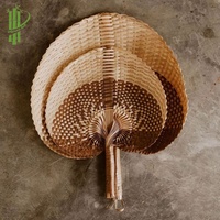 Nouvelle Tendance Populaire : Éventails à Main en Bambou Peints Écologiques, Motif Ange, Mini, Portatifs, Naturels, Marron, Blanc, Colorés