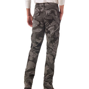 Pantalon cargo en tissu de haute qualité, design utilitaire, logo personnalisé disponible pour le streetwear décontracté - Product Image 2
