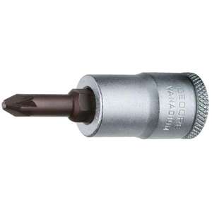 Gedore - Juego de Puntas de Destornillador de 3/8'' con Enchufe Pozidriv - Product Image 2