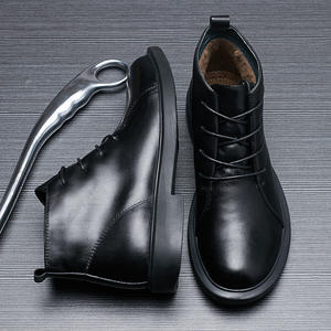 Chaussures Oxford en cuir de vachette pleine fleur avec talon amorti et design antidérapant, chaussures habillées pour hommes, chaussures en cuir - Product Image 4