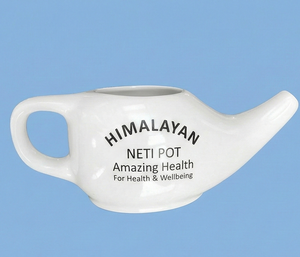 กระถางเซรามิกสำหรับล้างโพรงจมูกด้วยเกลือหิมาลัย ช่วยบรรเทาอาการทางระบบทางเดินหายใจและทำความสะอาดโพรงจมูกอย่างเป็นธรรมชาติ - Product Image 1