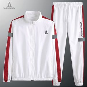 Chándal de moda para hombre, ropa de entrenamiento, ropa deportiva, cómodo, transpirable, informal, con cremallera, conjunto de chándal - Product Image 1