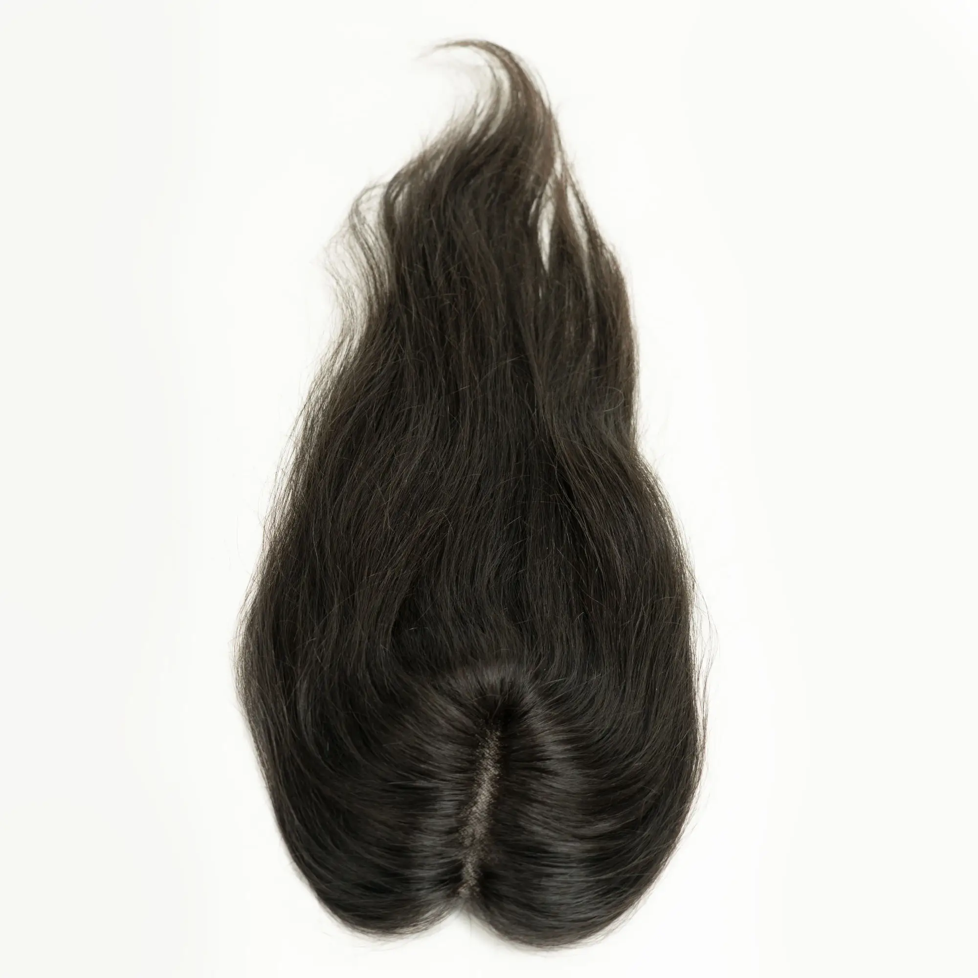 TOPPERS féminins personnalisés de la meilleure qualité 100% avec cuticules alignées, PATCH de cheveux humains réels pour l'éclaircissement et les taches chauves