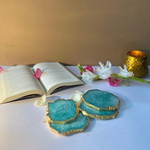 Posavasos de Resina de Alta Calidad, Superficie Lisa, Estilo Bohemio, Ecológico, Hecho a Mano para Cafeterías, Restaurantes, Mostradores de Café, Precio - Product Image 1