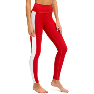 Leggings de fitness décontractés pour femmes légers entièrement personnalisables conception anti-rides taille Logo solide meilleur tissu prix de gros - Product Image 3