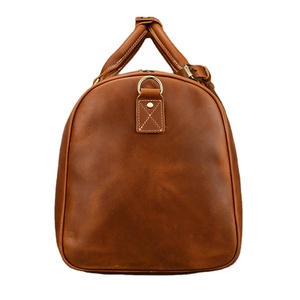 Sac de voyage en cuir véritable imperméable pour homme, grande capacité, léger, personnalisé, de marque - Cadeau vintage tendance pour les affaires - Product Image 2