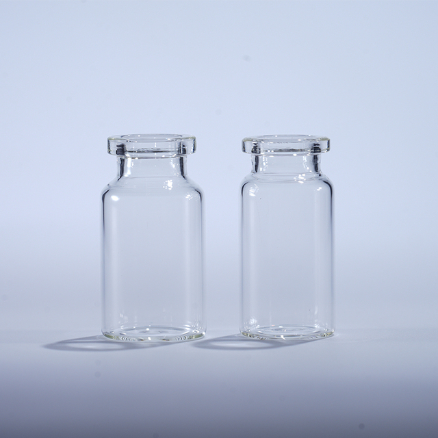 Empty Clear Glass Vials, Sterile Injection Glass Bottles for Cosmetic Serum, Essential Oil & Lab Use