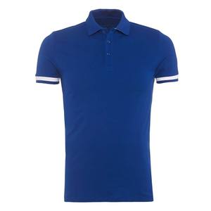 Camiseta de golf de manga corta con patrón sólido para hombre, camiseta de polo de secado rápido y absorción de humedad para entrenamiento informal, Etiqueta Privada - Product Image 3