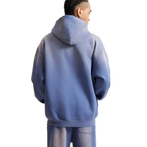 Chándales ligeros y cómodos para hombre, ropa para correr para hombre, pulóver para hombre, chándales de gran tamaño con hombros caídos, lavado ácido Boxy - Product Image 4