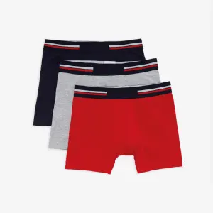 Calzoncillos Bóxer de Algodón Cómodos, Suaves y Transpirables para Hombre, Ropa Interior Masculina de Color Sólido, Calzoncillos Bóxer que Absorben la Humedad a Precio Económico - Product Image 1