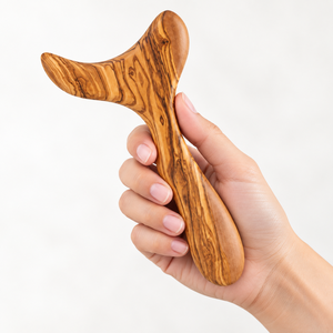 Masajeador de Madera de Olivo |   Accesorio de Baño y Bienestar Tunisino Hecho a Mano |   Venta al por mayor - Product Image 4