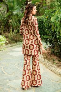 Última colección de 2025, vestido acampanado hasta la rodilla con lentejuelas de encaje de algodón paquistaní, trajes Salwar, solo diamantes Dupatta - Product Image 2