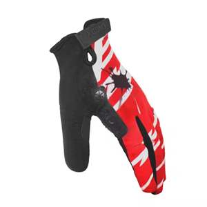 Proveedores directos de fábrica Personalizar diseños y logotipos Cuero puro Totalmente personalizables Guantes de moto de calidad profesional - Product Image 3