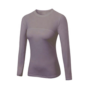 Womens <b>Thermal</b> Compression Shirt Full Sleeve Base Layer <b>Top</b> Windproof Breathable Quick Dry for Biking Running Workout Gym - Product Image 3