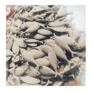 Charming Colorful Wooden <b>Fish</b> Sculpture deal Decor for Tabletops or Displays, Adding a Touch of Serenity to Your Room Handcraft - Product Image 4