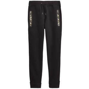 Pantalon de jogging Univibe pour bébés garçons, motif camouflage Orleans, noir, taille petite – Confortable, en maille, coupe droite, imprimé, pour tout-petits - Product Image 1