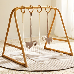 Alfombra de juegos para bebés de calidad superior, hecha a mano con ratán, accesorios para recién nacidos y niños pequeños - Product Image 5