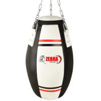 Sac de frappe de boxe professionnel en cuir lourd avec rembourrage EPE, design de logo personnalisé ZEBRA SPORTS, nouveau modèle 2022, équipement d'entraînement
