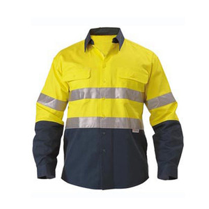 ชุดคอตตอนแขนยาวสะท้อนแสง, ชุดยูนิฟอร์มเพื่อความปลอดภัยระบายอากาศได้ดีแห้งเร็ว - Product Image 2