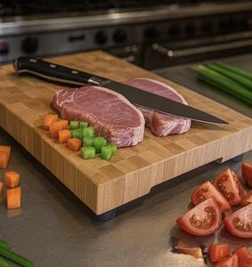Planche à découper en bois avec poignée, lavable au lave-vaisselle, écologique, antibactérienne, en résine, planche à découper pour le fromage, de haute qualité - Product Image 5
