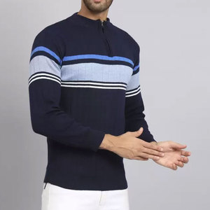 Jersey de calidad superior para hombre, sudadera 100% de algodón, sudadera de lana para hombre, jersey de lana de invierno, básico, mezcla de algodón - Product Image 2