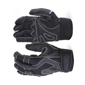 Gants de sécurité en cuir synthétique noir à prise supérieure pour la mécanique Gants de travail automobile en PU - Product Image 3