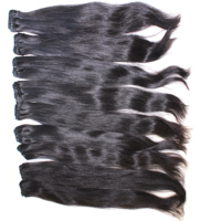 Cheveux Humains de Qualité Luxe 100% Vierge Remy Vietnamiens Lisses comme des Baguettes, Paquets à Double Trame Cousue à la Machine, Ondulations Profondes Souples 27, BT HAIR