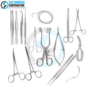 Équipement médical réutilisable Ensemble d'instruments cardiovasculaires Ensemble d'instruments cardiovasculaires en acier inoxydable - Product Image 4