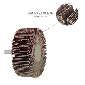 Carta Abrasiva a Fogli Grana 60, Dimensione O/ 80 x 30 mm. - Product Image 3