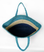 Sac messager bohème en jute fait main de qualité supérieure, sac à main éco-responsable en fibres naturelles pour femme, grande capacité pour l'été
