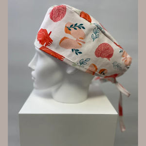 Gorro de fregado, logotipo propio impreso personalizado, cierre de botón de Cinta ajustable, OEM diseño personalizado, suministro de clínica hospitalaria, gorros de fregado a granel, sombrero - Product Image 3