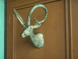 Metal Deer Head Tea Light Holder Elegant Metal <b>Crafts</b> - Product Image 4