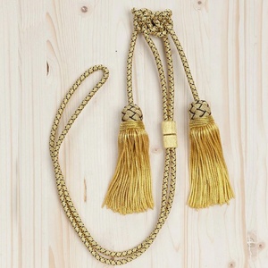 พู่ผ้าฝ้ายขอบสีทองแบบกำหนดเอง - Product Image 5