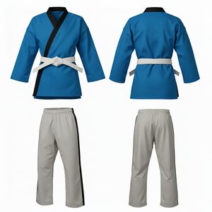 ชุดคอตตอนตอน BJJ GI ชุดกิโมโน Judo Gi ผ้าทอไข่มุกชุดออกกำลังกายศิลปะการต่อสู้ตามสั่งสำหรับเด็ก - Product Image 2