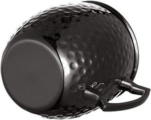 Vente chaude Tasses à bière Moscow Mule avec poignée en acier Design moderne et finition noire martelée Verres étanches pour les fêtes - Product Image 4